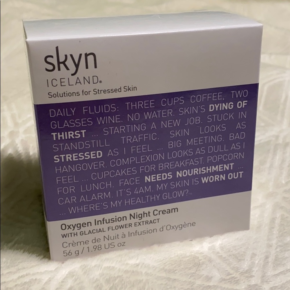 Skyn Iceland Oxygen Infusion Night Cream 1.98oz